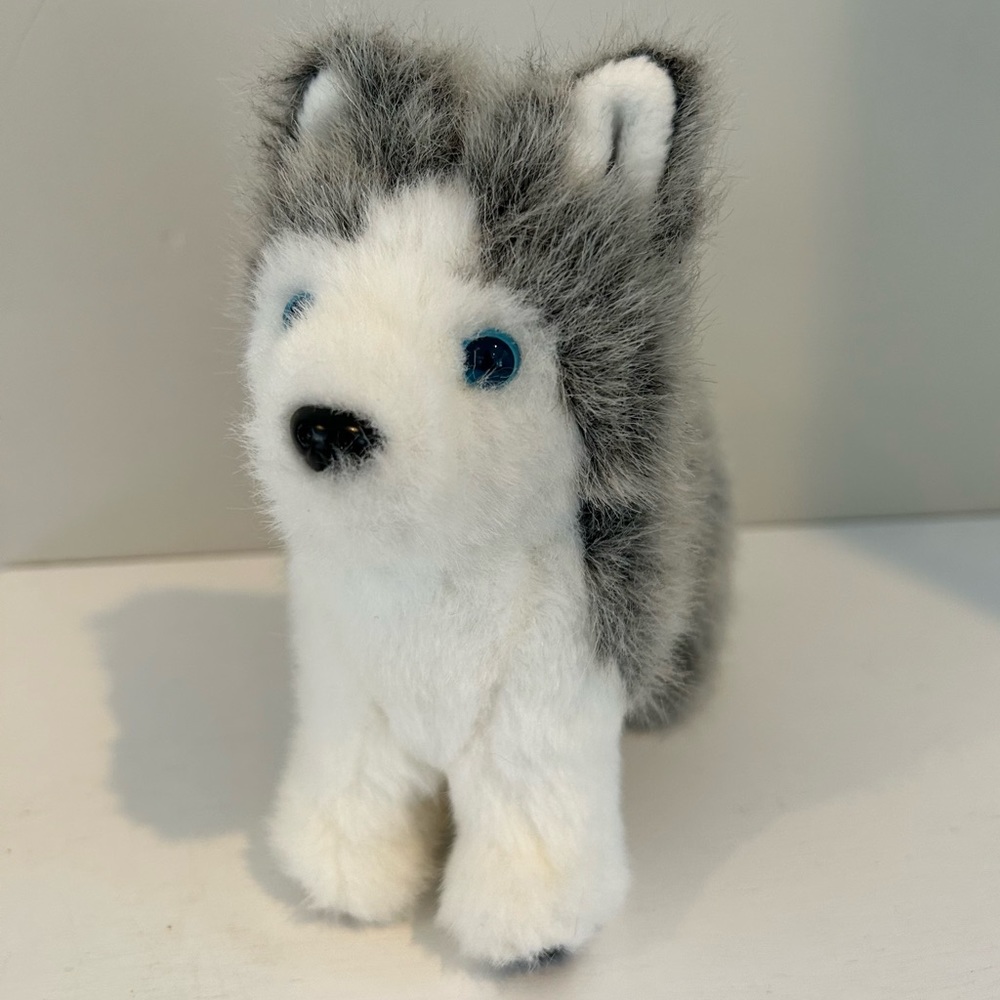 American Girl Doll Pet Dog "Pepper" Siberian Husky 7" Plush Toy Puppy Accessory